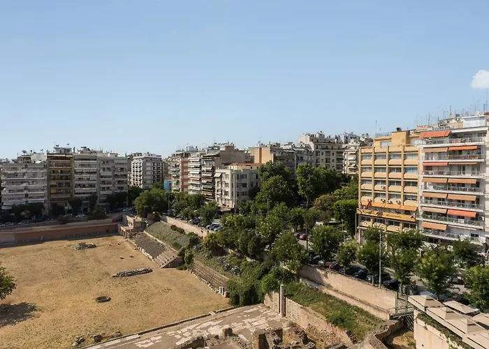 Appartamento La Maison Du Théâtre- Panoramic View By Binobi! Salonicco